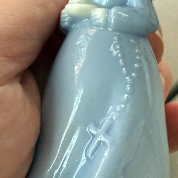 INARCO JAPAN Praying/Singing Nun Porcelain Figurine Blue Girl - Picture 5 of 7